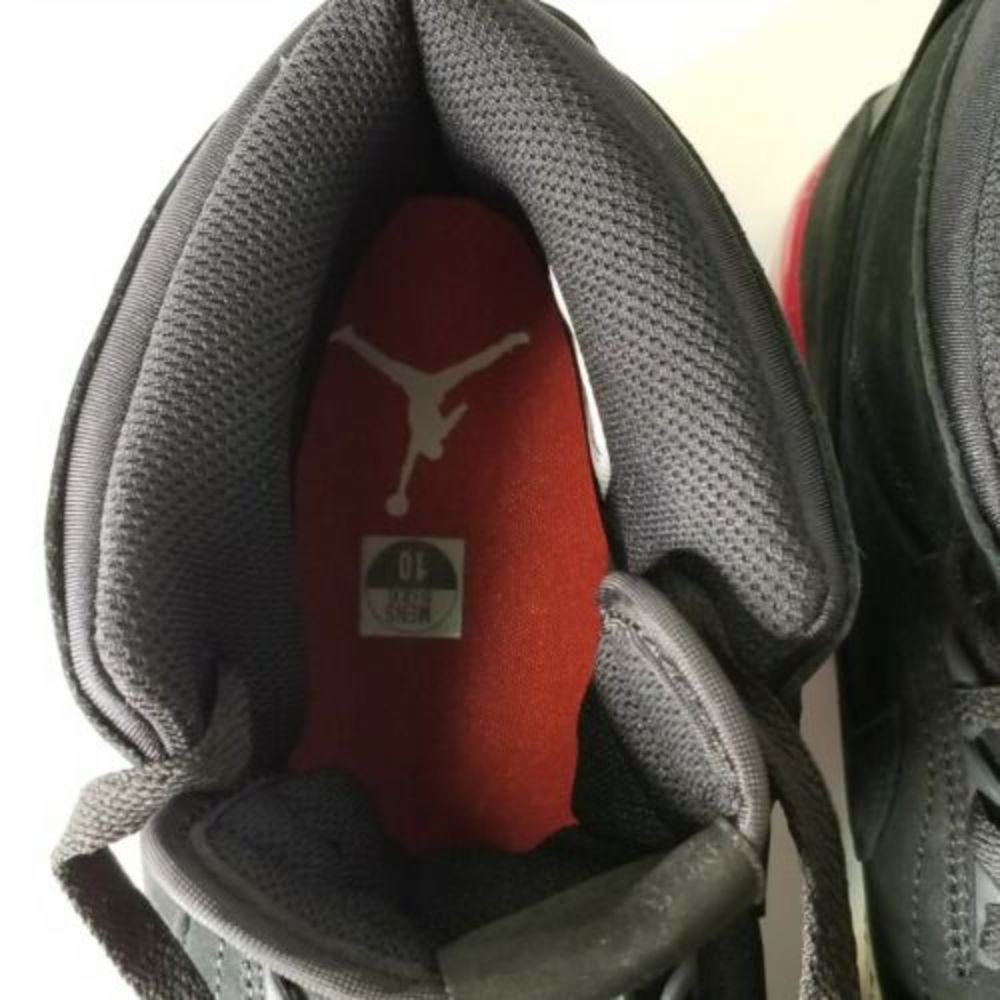 Nike Air Jordan Legacy 312 Black Suede Fire Red - Picture 6 of 8